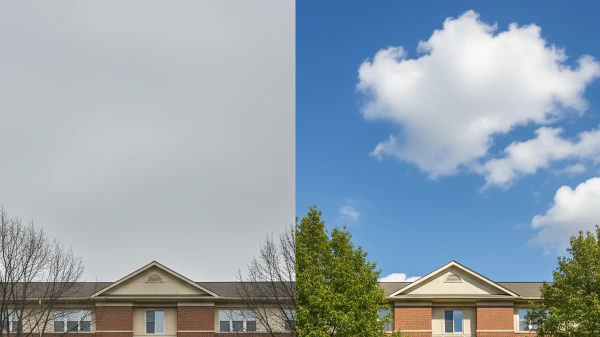 Dış çekim iyileştirmesi yapılmış proje çevresi görseli