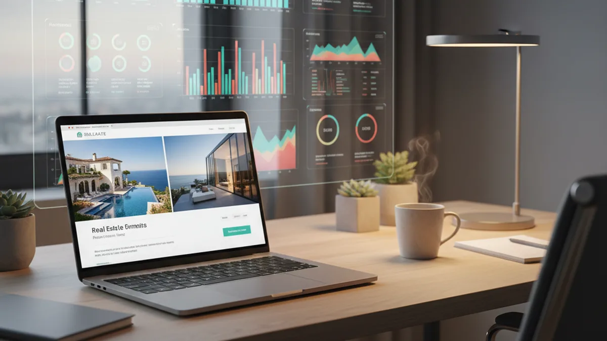 Google arama görünürlüğü ve emlak içerik stratejisi ekranı